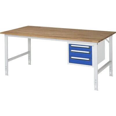 KaiserKraft Arbeitstisch mit Schubladenschrank - 2000x1000mm KaiserKraft Arbeitstisch mit Schubladenschrank - 2000x1000mm