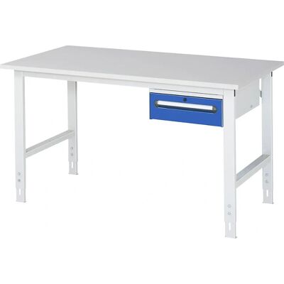 Table de bureau Kaiserkraft - Hauteur réglable, plateau en mélamine - Publicité Table de bureau Kaiserkraft - Hauteur réglable, plateau en mélamine - Publicité