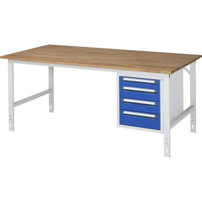 Kaiser Kraft Arbeitstisch - Höhenverstellbar, Stahlrahmen, 2000x1000mm Kaiser Kraft Arbeitstisch - Höhenverstellbar, Stahlrahmen, 2000x1000mm