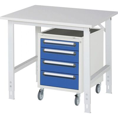 Kaiserkraft Arbeitstisch - Modular mit Schubladen - 22mm Melaminplatte Kaiserkraft Arbeitstisch - Modular mit Schubladen - 22mm Melaminplatte