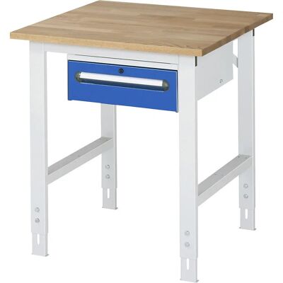 Table de travail en hêtre Kaiserkraft - Robuste, Réglable, Avec Verrouillage - Publicité Table de travail en hêtre Kaiserkraft - Robuste, Réglable, Avec Verrouillage - Publicité