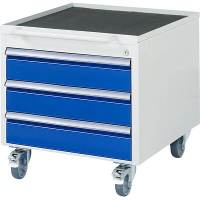 RAU 7000-serie Rollcontainer - 3 Schubladen - Stahl, abschließbar, 450kg RAU 7000-serie Rollcontainer - 3 Schubladen - Stahl, abschließbar, 450kg
