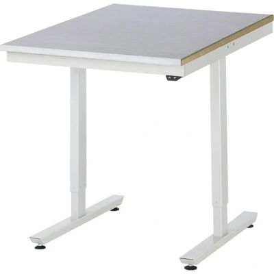 RAU Mesa de trabalho ajustável - Aço inoxidável, 720-1120mm, 150kg RAU Mesa de trabalho ajustável - Aço inoxidável, 720-1120mm, 150kg