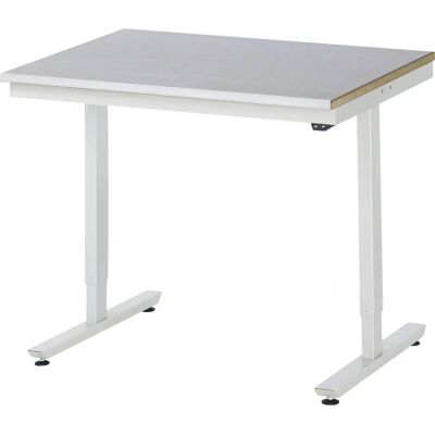 RAU Adlatus Mesa de trabalho ajustável - Aço inox, 720-1120mm RAU Adlatus Mesa de trabalho ajustável - Aço inox, 720-1120mm
