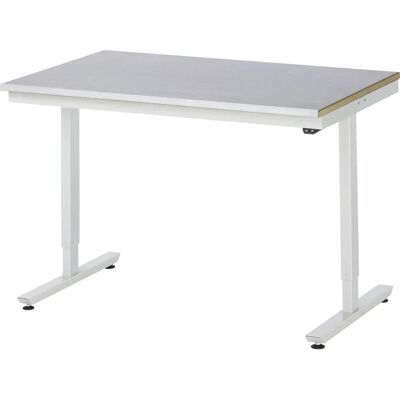 RAU Cinza Claro Mesa de Trabalho Ajustável - Altura 720-1120 mm RAU Cinza Claro Mesa de Trabalho Ajustável - Altura 720-1120 mm