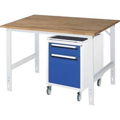 kaiserkraft Arbeitstisch mit Schubladenschrank - Höhenverstellbar kaiserkraft Arbeitstisch mit Schubladenschrank - Höhenverstellbar