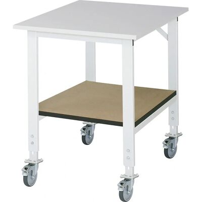 RAU Table de travail avec étagère - 750 x 1000 mm - Table de travail - Publicité RAU Table de travail avec étagère - 750 x 1000 mm - Table de travail - Publicité