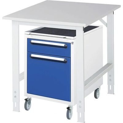 kaiserkraft Arbeitstisch mit Schubladenschrank - 120, 360 mm kaiserkraft Arbeitstisch mit Schubladenschrank - 120, 360 mm