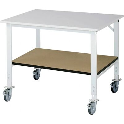 Mesa de trabalho RAU - Ajustável, Superfície em melamina Mesa de trabalho RAU - Ajustável, Superfície em melamina