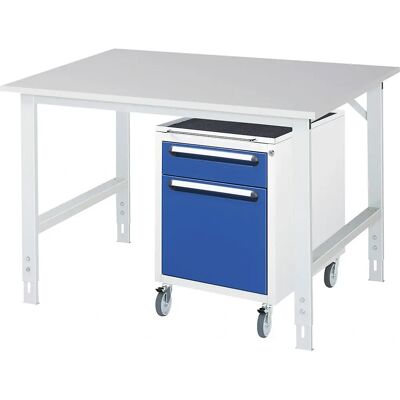 kaiserkraft Arbeitstisch mit Schubladenschrank - Höhenverstellbar kaiserkraft Arbeitstisch mit Schubladenschrank - Höhenverstellbar