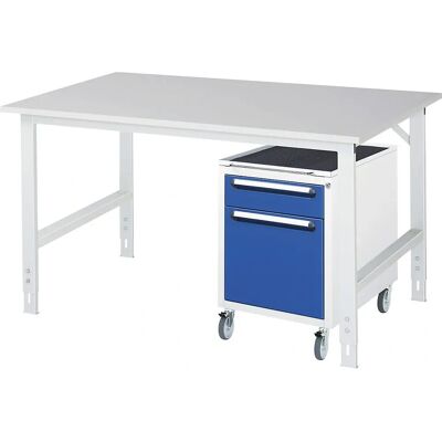 kaiserkraft Arbeitstisch mit Schubladenschrank - Höhenverstellbar kaiserkraft Arbeitstisch mit Schubladenschrank - Höhenverstellbar