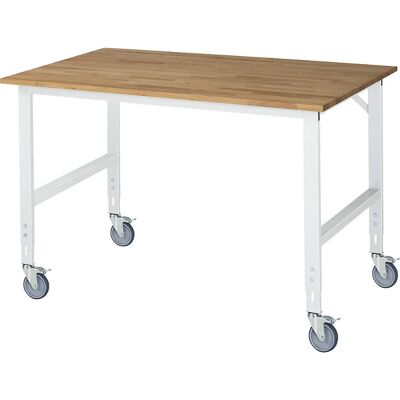 RAU Mesa de trabalho - Estrutura ajustável, aço, 1500x1000mm RAU Mesa de trabalho - Estrutura ajustável, aço, 1500x1000mm