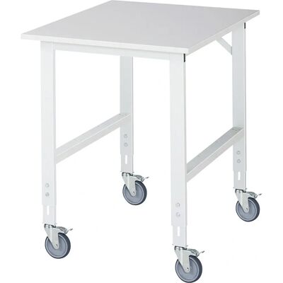 RAU Mesa de trabalho azul claro - 750x1000mm - Aço e melamina RAU Mesa de trabalho azul claro - 750x1000mm - Aço e melamina