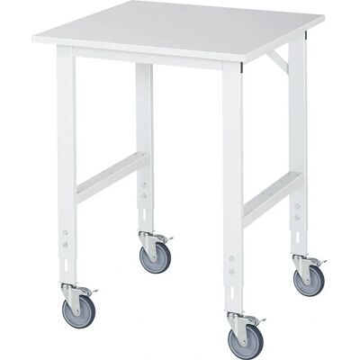 RAU Mesa de trabalho móvel azul claro - Mesa de trabalho RAU Mesa de trabalho móvel azul claro - Mesa de trabalho