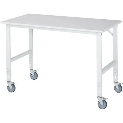 RAU Mesa de trabajo azul claro - 1500x800 mm, 22 mm grosor RAU Mesa de trabajo azul claro - 1500x800 mm, 22 mm grosor