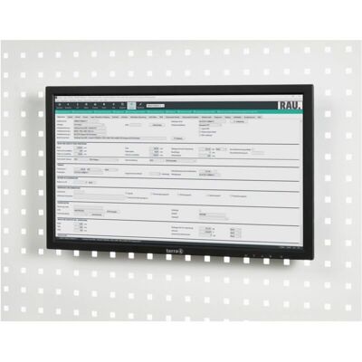 RAU Monitorhalter - VESA 75/100, 25kg, Stahl, Verstellbar RAU Monitorhalter - VESA 75/100, 25kg, Stahl, Verstellbar