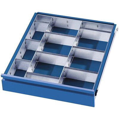 RAU Schubladenteiler-Set - 2 Wände, 9 Einlegbare Trennwände - Modulares System RAU Schubladenteiler-Set - 2 Wände, 9 Einlegbare Trennwände - Modulares System