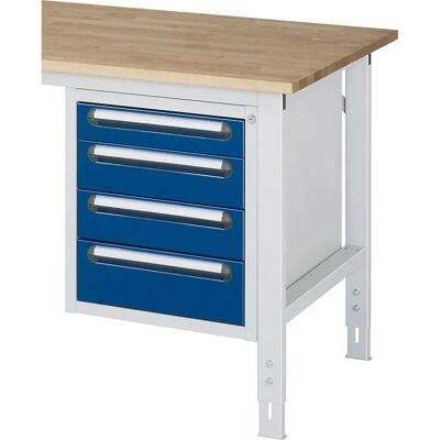 RAU Armoire Sous Bureau Gris Lumineux/Blue Genciana - 545mm - Publicité RAU Armoire Sous Bureau Gris Lumineux/Blue Genciana - 545mm - Publicité