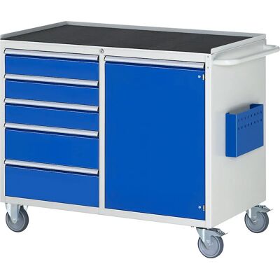 RAU Banco de trabalho compacto - Cinza claro / Azul ciano - Bancos de trabalho RAU Banco de trabalho compacto - Cinza claro / Azul ciano - Bancos de trabalho