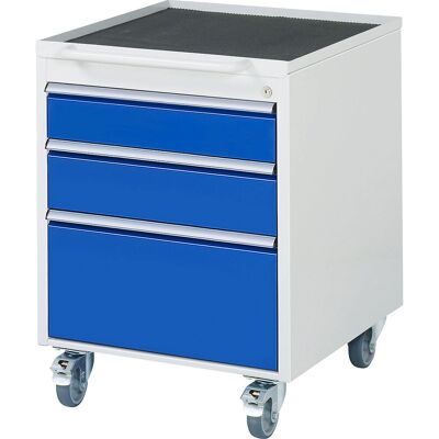 RAU Contenedor de almacenamiento - 3 cajones - 765x580x650mm RAU Contenedor de almacenamiento - 3 cajones - 765x580x650mm