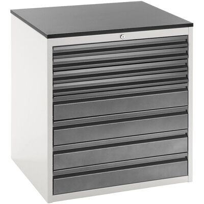 Gabinete de cajones de acero RAU con guías telescópicas - Tipo de almacenamiento Gabinete de cajones de acero RAU con guías telescópicas - Tipo de almacenamiento