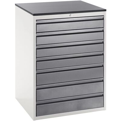 Gabinete de almacenamiento RAU - 1030mm, 4x120, 3x150, Gris claro / Antracita Gabinete de almacenamiento RAU - 1030mm, 4x120, 3x150, Gris claro / Antracita