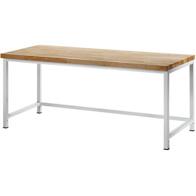 RAU Bancada de trabalho - 900x2000 mm, Aço, Cinzento claro RAL 7035 RAU Bancada de trabalho - 900x2000 mm, Aço, Cinzento claro RAL 7035