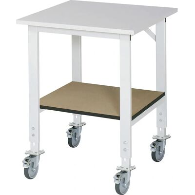 RAU Mesa de trabalho com prateleira - 750x800mm - 22mm Melamina RAU Mesa de trabalho com prateleira - 750x800mm - 22mm Melamina