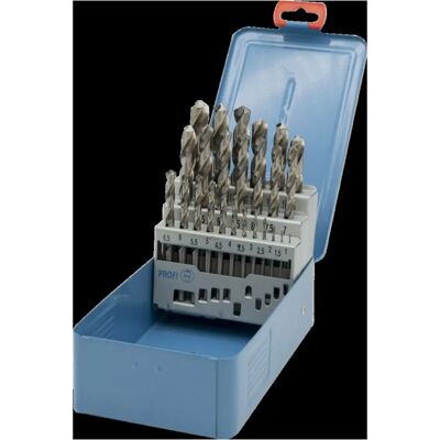 PTG Spiralbohrer-Set - 25-tlg, 1-13mm, HSS, Metallkassette PTG Spiralbohrer-Set - 25-tlg, 1-13mm, HSS, Metallkassette