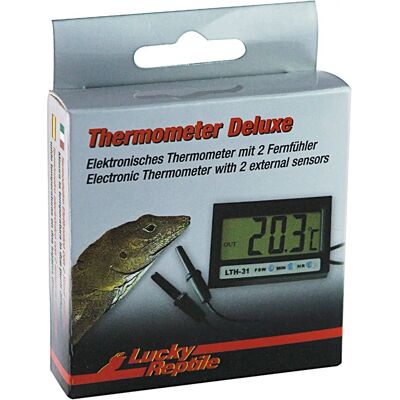 Lucky Reptile Thermometer Deluxe - Digital, Doppelsonde, 0-50°C Lucky Reptile Thermometer Deluxe - Digital, Doppelsonde, 0-50°C