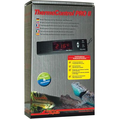 Lucky Reptile Thermo Control PRO II - Programmierbarer Thermostat für Terrarien & Aquarien Lucky Reptile Thermo Control PRO II - Programmierbarer Thermostat für Terrarien & Aquarien