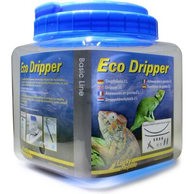Lucky Reptile Eco Dripper 2L - Vattenautomat för reptiler - Automatiskt droppsystem Lucky Reptile Eco Dripper 2L - Vattenautomat för reptiler - Automatiskt droppsystem