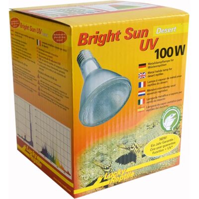 Lucky Reptile Bright Sun UV Desert - UV Woestijnlamp Lucky Reptile Bright Sun UV Desert - UV Woestijnlamp