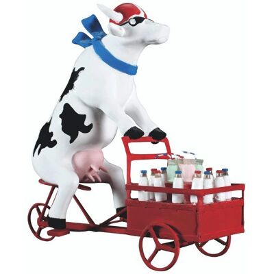 Cow Parade - Artystyczna Figura Byka - 19,5x18,5cm - Czarny/biały/czerwony/niebieski - Dekoracja Cow Parade - Artystyczna Figura Byka - 19,5x18,5cm - Czarny/biały/czerwony/niebieski - Dekoracja
