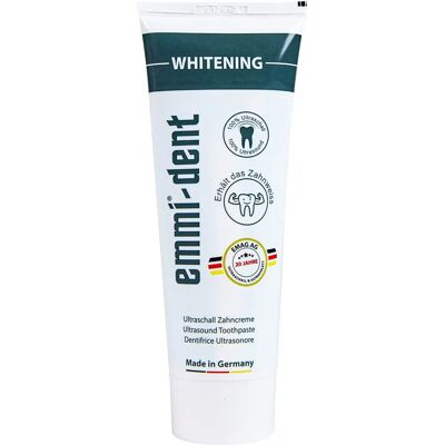 Emmi-dent Dentifrice ultrasonique blanchissant - Dentifrice - Publicité Emmi-dent Dentifrice ultrasonique blanchissant - Dentifrice - Publicité