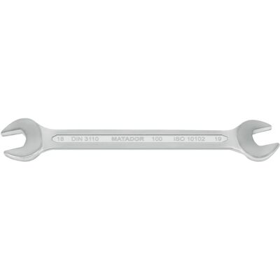 MATADOR MAT 0100 1819 - Open-end Wrench - DIN 3110 MATADOR MAT 0100 1819 - Open-end Wrench - DIN 3110