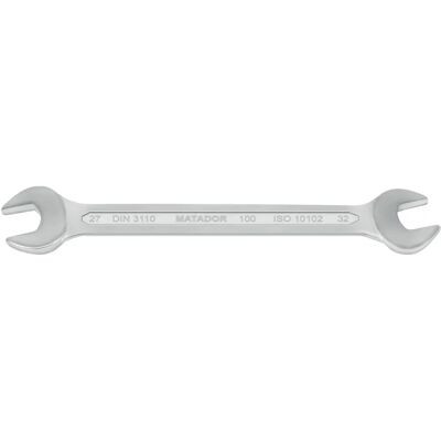 Matador 0100 2732 Open-end Wrench - Chrome - DIN 3110 Matador 0100 2732 Open-end Wrench - Chrome - DIN 3110