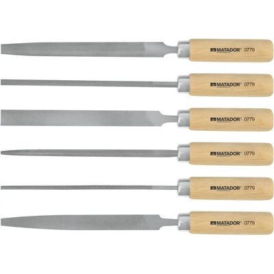 Matador 6-delige vijlenset - Gereedschapstype Matador 6-delige vijlenset - Gereedschapstype