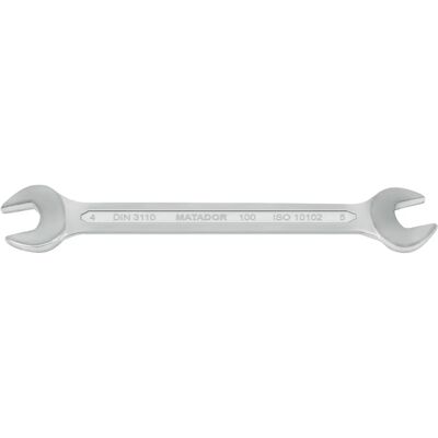 Matador Model 0100 0405 Open-end wrench - DIN 3110 Matador Model 0100 0405 Open-end wrench - DIN 3110