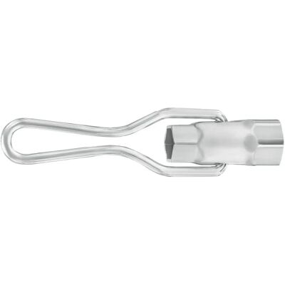 MATADOR Clé pour bougies - Qualité industrielle - Poignée rotative - Clé universelle pour bougies d'allumage - Chrome durci/mat MATADOR Clé pour bougies - Qualité industrielle - Poignée rotative - Clé universelle pour bougies d'allumage - Chrome durci/mat