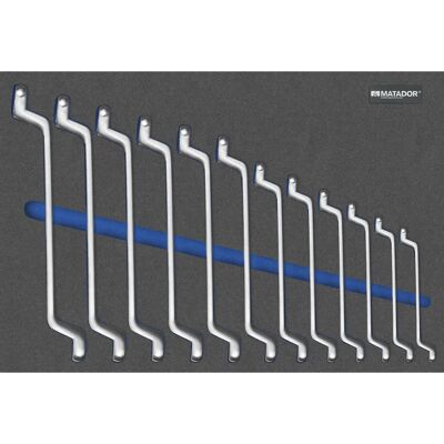 MATADOR 8164 1200 - Tool Set - Closed-End Wrenches - 12 pcs MATADOR 8164 1200 - Tool Set - Closed-End Wrenches - 12 pcs