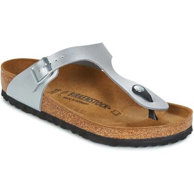 Birkenstock Gizeh Birko-Flor - Argent (Normal) Birkenstock Gizeh Birko-Flor - Argent (Normal)