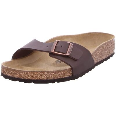 Birkenstock Madrid - Καφέ - Ανατομική σόλα από φελλό και λατέξ - Κατασκευάζεται στη Γερμανία - Παντόφλες Birkenstock Madrid - Καφέ - Ανατομική σόλα από φελλό και λατέξ - Κατασκευάζεται στη Γερμανία - Παντόφλες