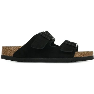Birkenstock Arizona Unisex Veloursleder Schwarz - Sandalen Birkenstock Arizona Unisex Veloursleder Schwarz - Sandalen