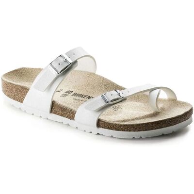 Birkenstock Mayari Birko-Flor - (Nauw) Wit Birkenstock Mayari Birko-Flor - (Nauw) Wit