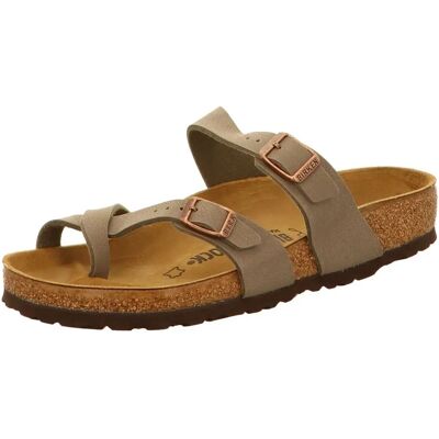 Birkenstock Mayari Birko-Flor Nubuck - (Regular) stone Birkenstock Mayari Birko-Flor Nubuck - (Regular) stone