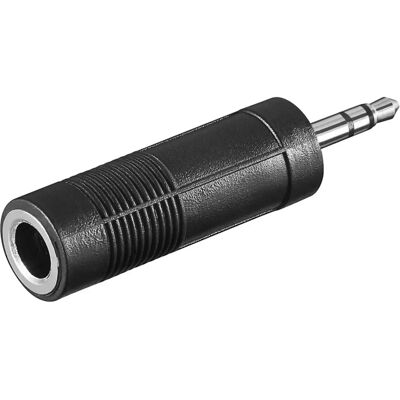 Goobay 11101 Kabel Geslachtsomvormer - Audio-Adapter - 3,5mm naar 6,35mm Goobay 11101 Kabel Geslachtsomvormer - Audio-Adapter - 3,5mm naar 6,35mm