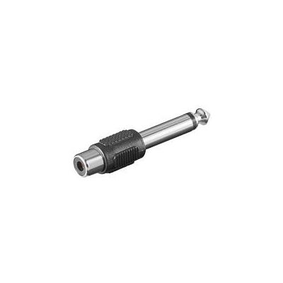 Câble adaptateur RCA mono en acier inoxydable 6,35 mm Goobay - Publicité Câble adaptateur RCA mono en acier inoxydable 6,35 mm Goobay - Publicité