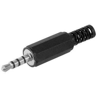 Goobay Modell - 3,5mm Stereo-Klinkenstecker - Schwarz Goobay Modell - 3,5mm Stereo-Klinkenstecker - Schwarz