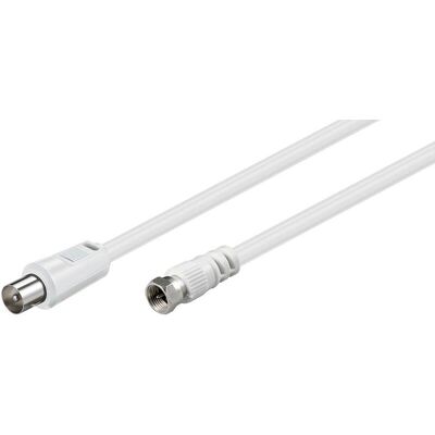 Goobay 11727 câble coaxial IEC blanc 3,5 m Goobay 11727 câble coaxial IEC blanc 3,5 m